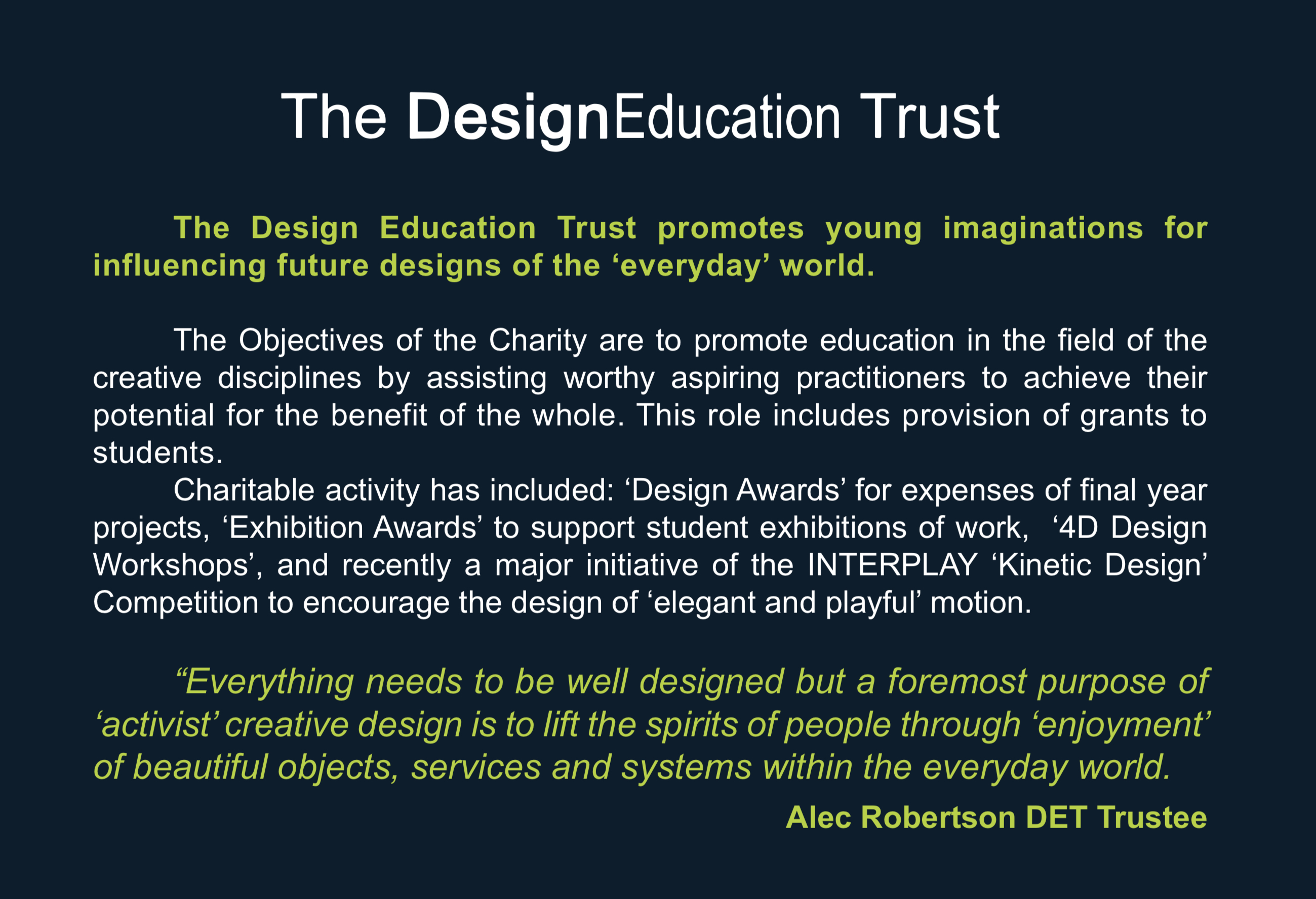 Trustee Quote